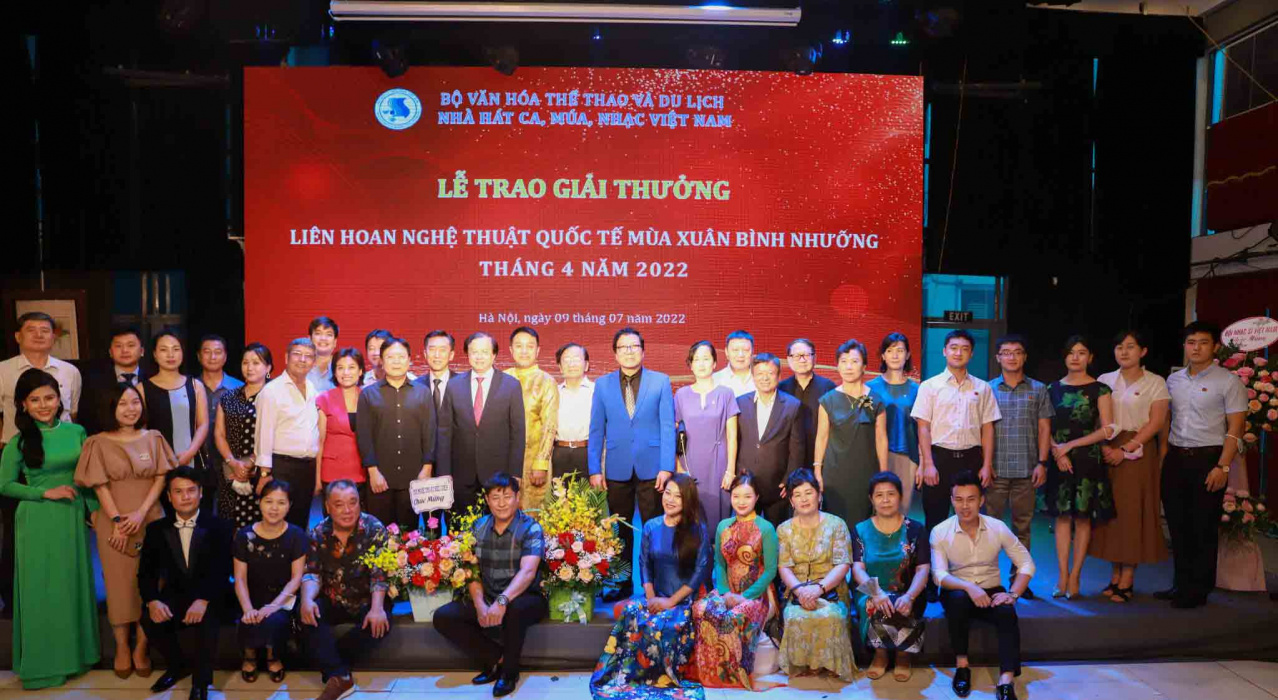 Lễ trao giải liên hoan Nghệ thuật quốc tế  Mùa Xuân Bình Nhưỡng tháng 4 năm 2022