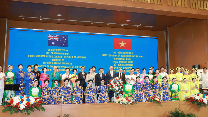 Chương trình nghệ thuật chào mừng Thủ tướng Australia Anthony Albanese thăm chính thức Việt Nam