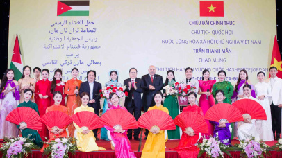 Nhà hát Ca Múa Nhạc Quốc gia Việt Nam vinh dự được tổ chức chương trình biểu diễn nghệ thuật đặc biệt chào mừng Chủ tịch Hạ viện Jordan thăm và làm việc tại Việt Nam